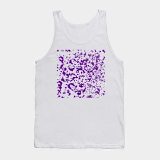 Paint Spatter Purple Tank Top